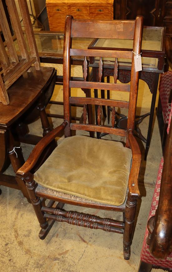 A rocking chair